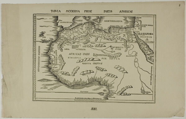 Tabula Moderna Prime Partis Aphricae