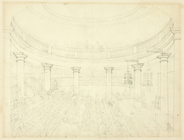 Study for Surrey Institution, from Microcosm of London