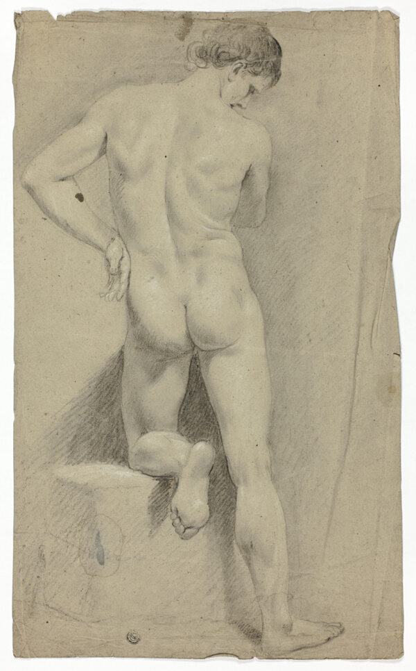 Standing Nude from the Back