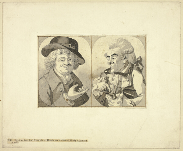 Two Bust-length Caricatures