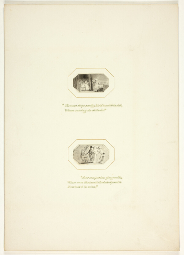 Study for a plate from The Task