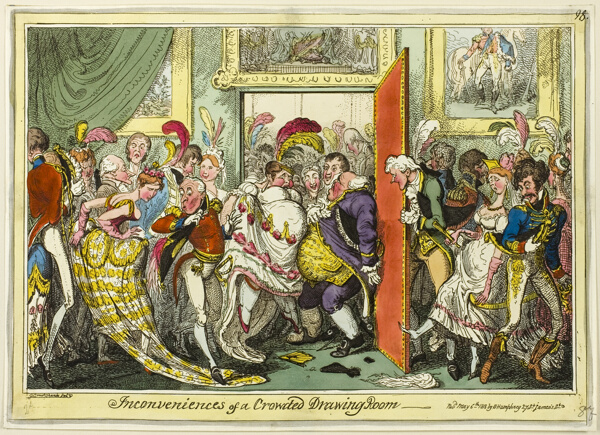 Inconvienences of a Crowded Drawing Room