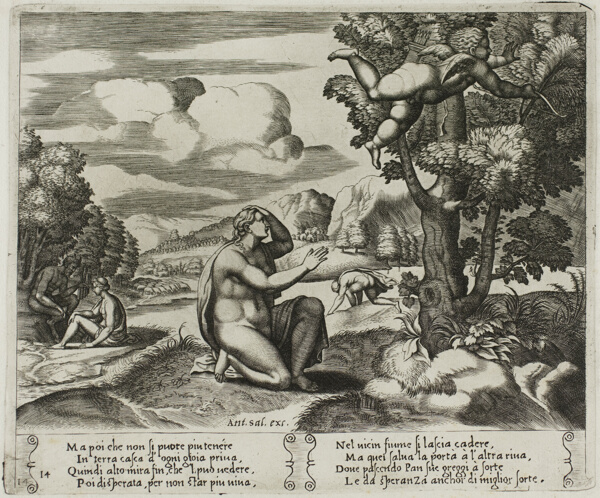 Cupid Fleeing from Psyche