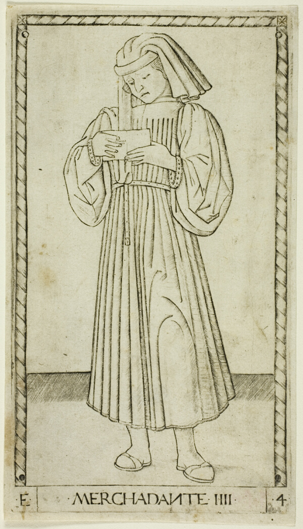 The Merchant, plate four from The Ranks and Conditions of Men
