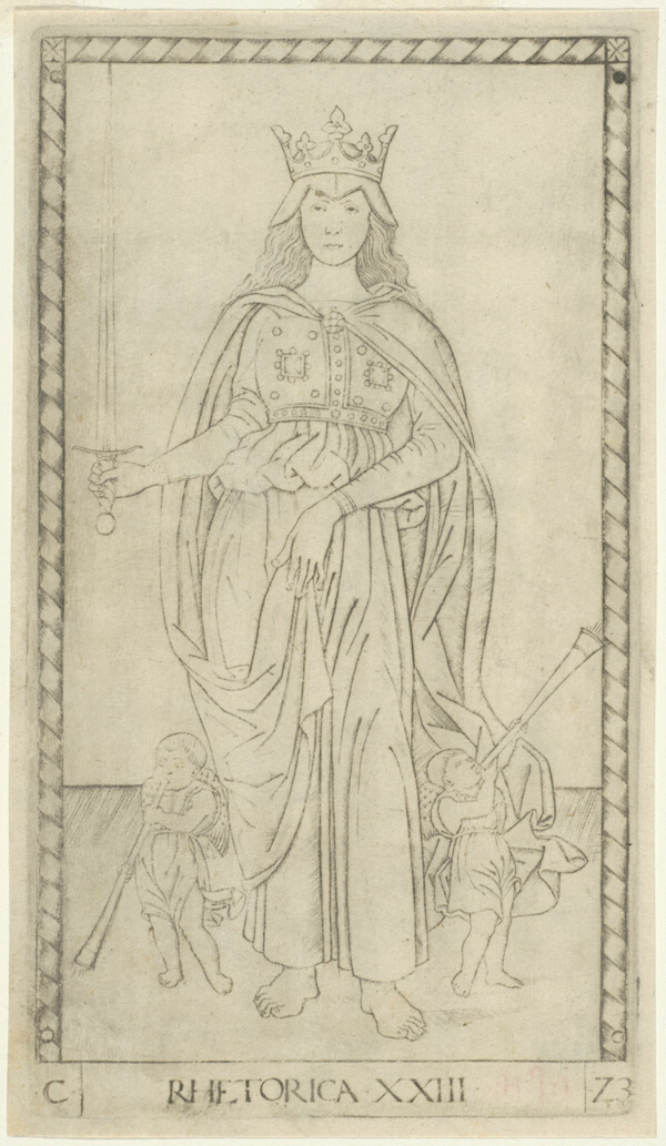 Rhetoric, plate 23 from Arts and Sciences