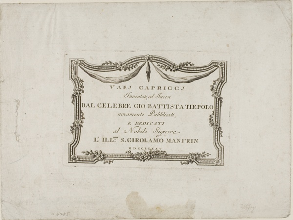 Frontispiece from Capricci