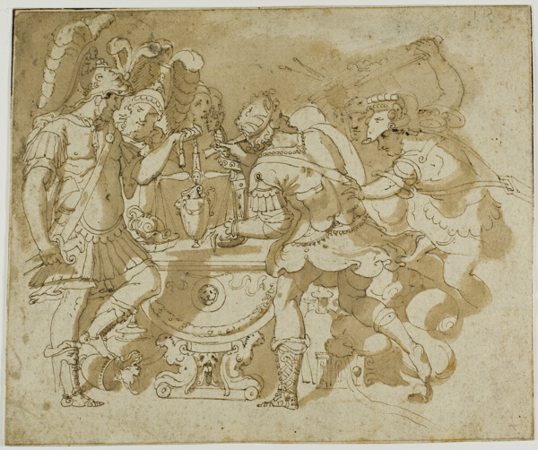 Camillus Attacking Brennus