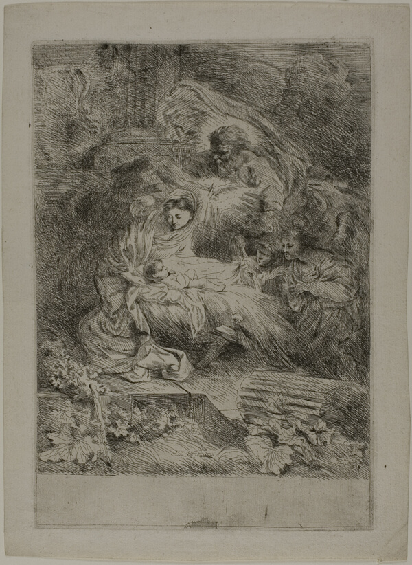 The Nativity with God the Father and Angels