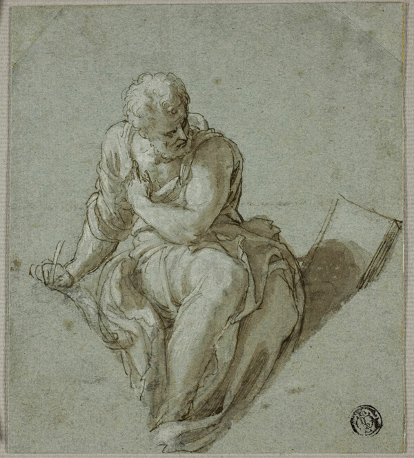 Seated Prophet or Evangelist Writing