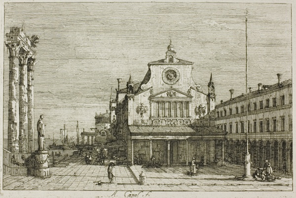 Imaginary View of S. Giacomo di Rialto, from Vedute