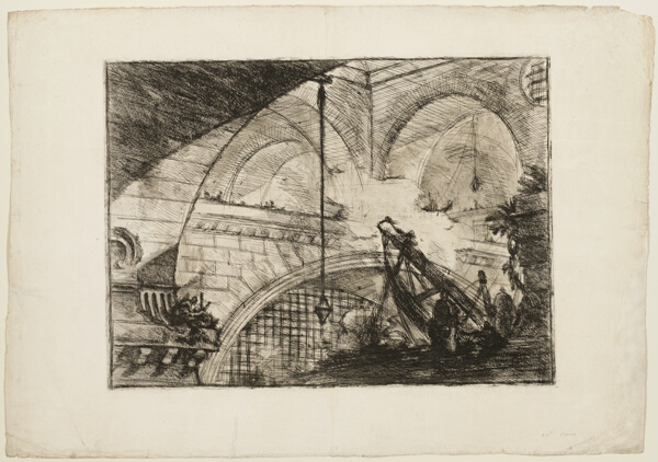 The Arch with a Shell Ornament, plate 11 from Imaginary Prisons