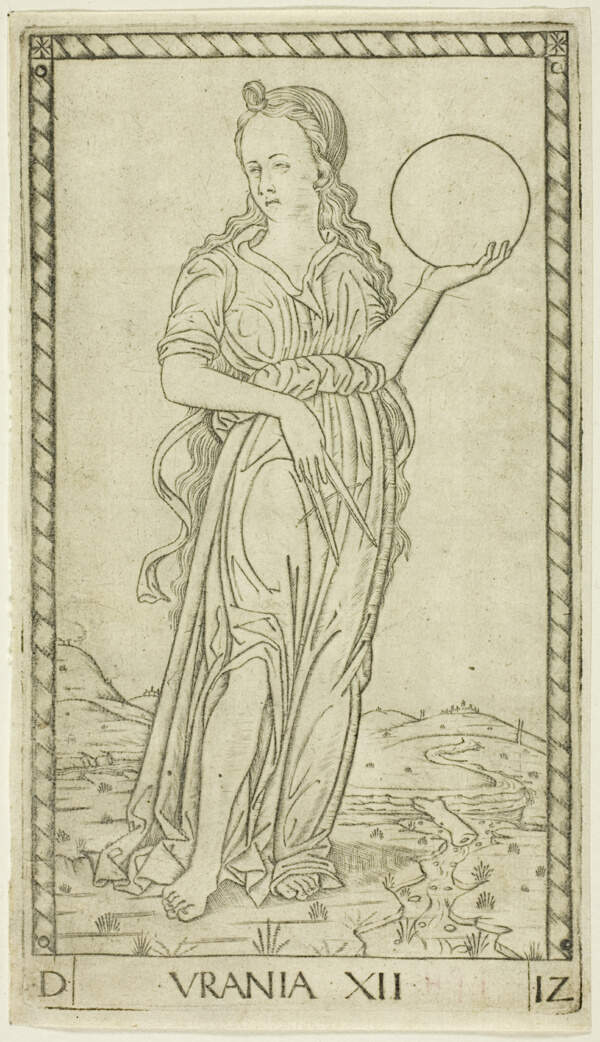 Urania, plate twelve from Apollo and the Muses