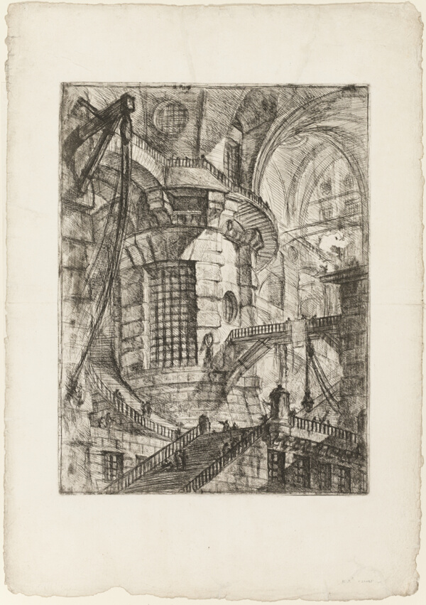 The Round Tower, plate 3 from Imaginary Prisons