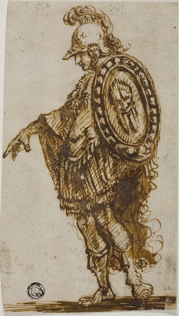 Standing Warrior with Shield