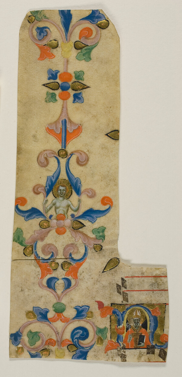 Bishop Saint Zenobius in a Historiated Initial 
