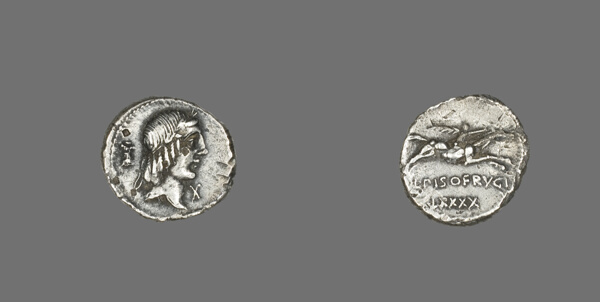 Denarius (Coin) Depicting the God Apollo