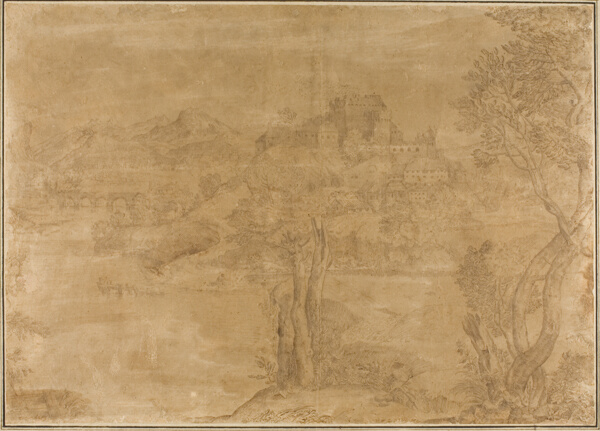 River Landscape with Castle