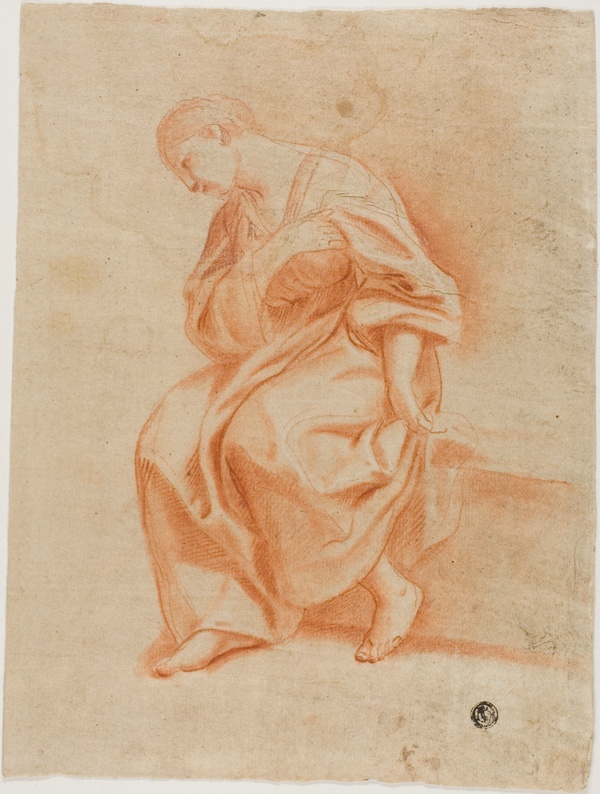 Seated Woman in Profile