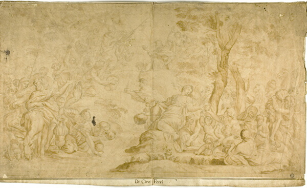 Moses Tapping the Rock