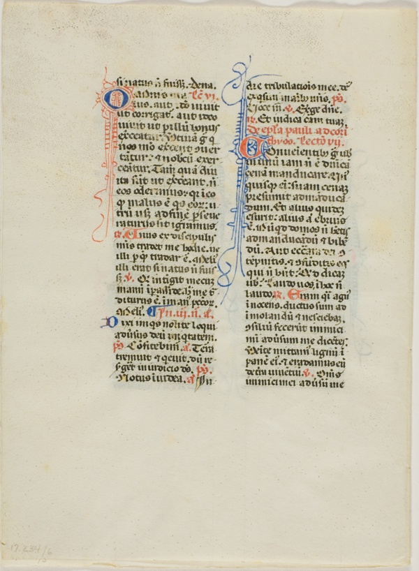 Illuminated Manuscript Leaf