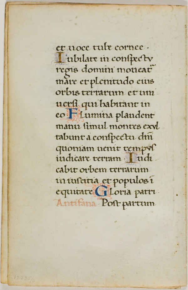Illuminated Manuscript Leaf