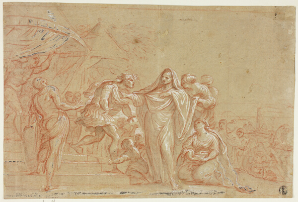 Coriolanus with Veturia and Volumnia at the Volscian Camp