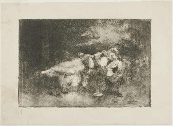 Reclining Woman with a Child