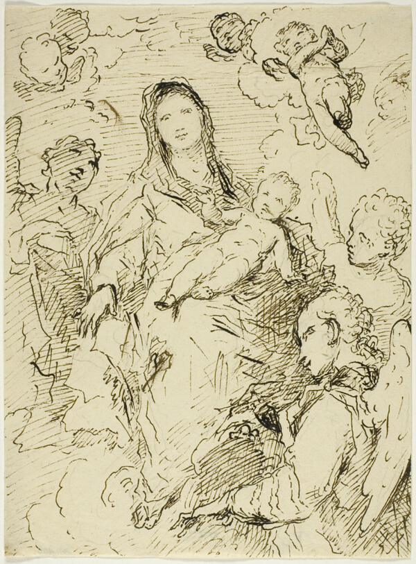 Virgin and Child with Angels