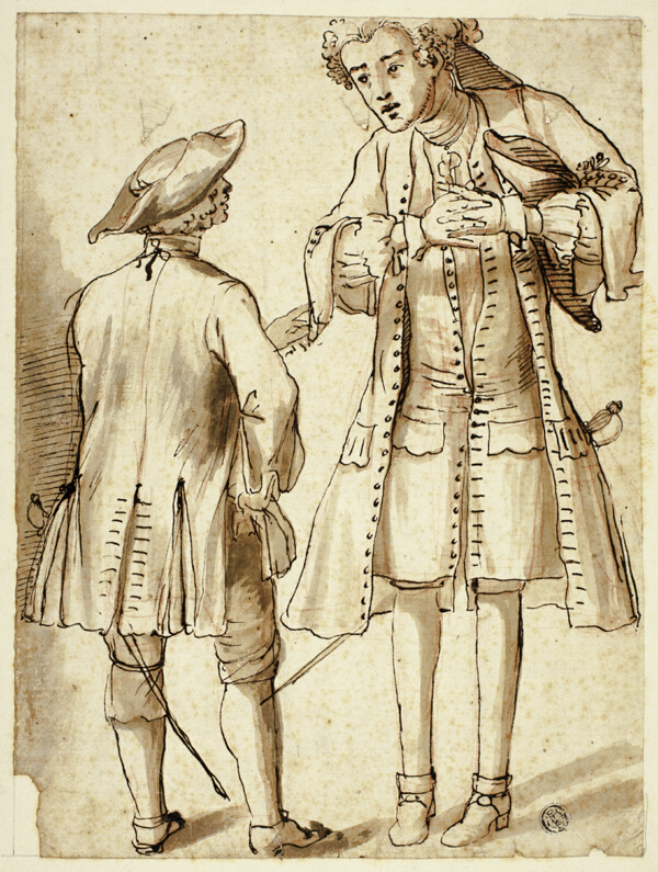 Two Gentlemen Conversing