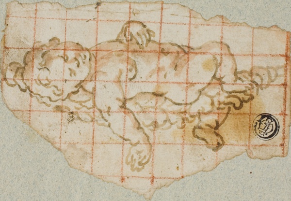 Putto with Garland