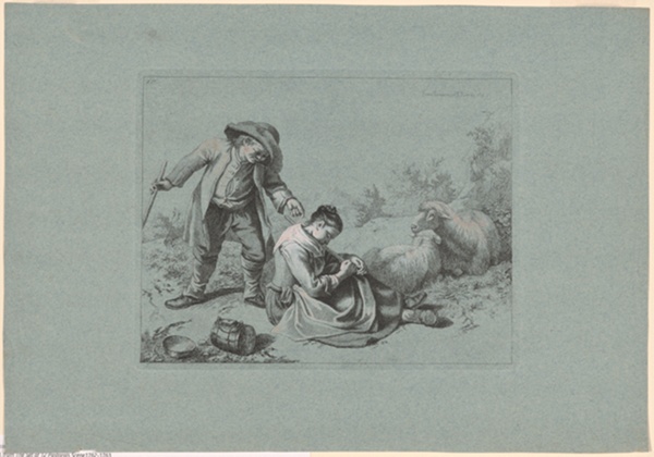 Plate 10, from The Set of 12 Pastorals Scenes
