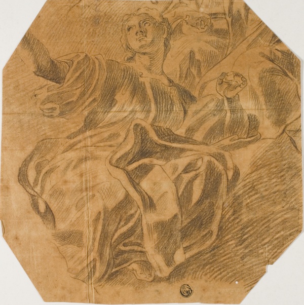 Seated Allegorical Female Figure