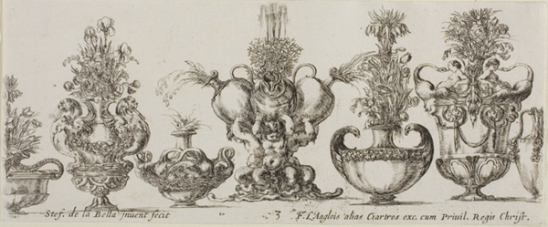 Plate Three from Collection of Various Vases