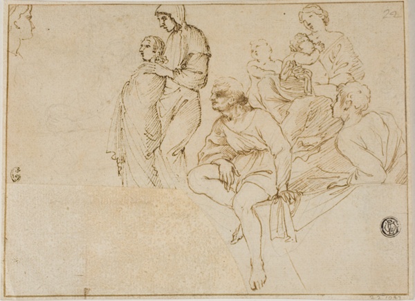 Figures on Balustrade