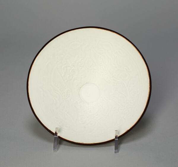 Conical Bowl with Phoenixes and Peonies