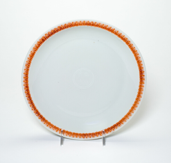 Plate with Bats and Dragons