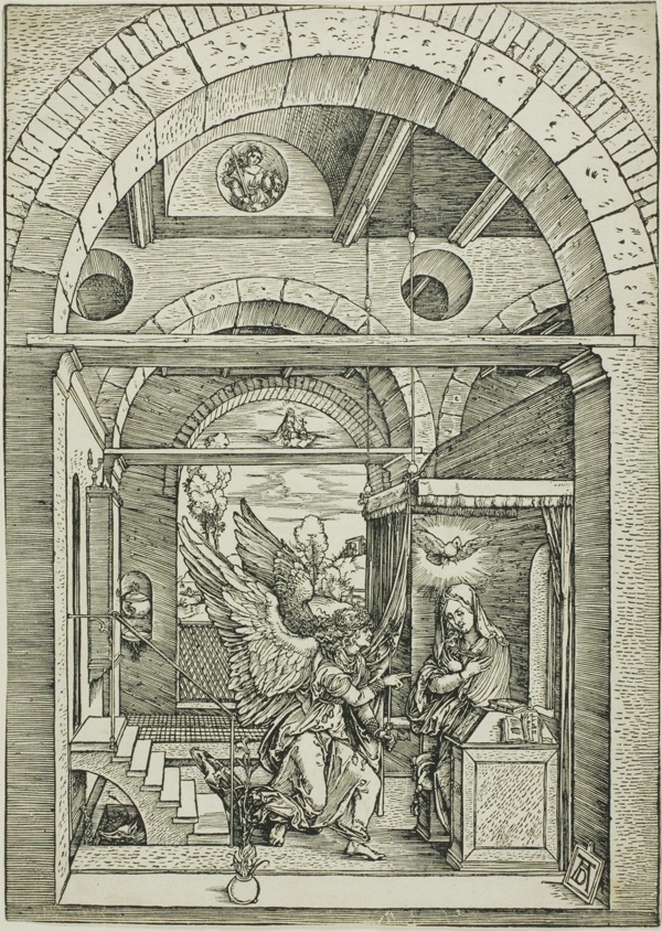 The Annunciation, from The Life of the Virgin