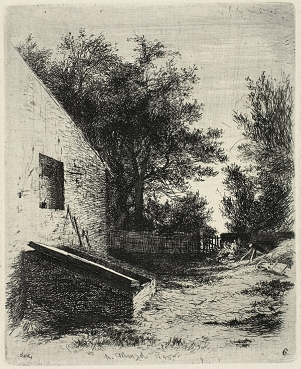 Plate six, from Radierversuche