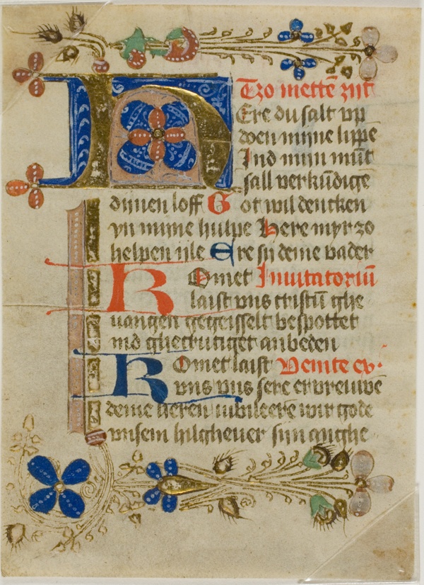 Illuminated Initial 