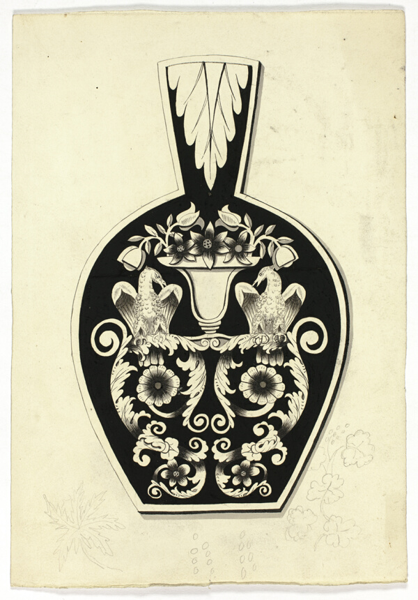 Decorative Design with Two Eagles