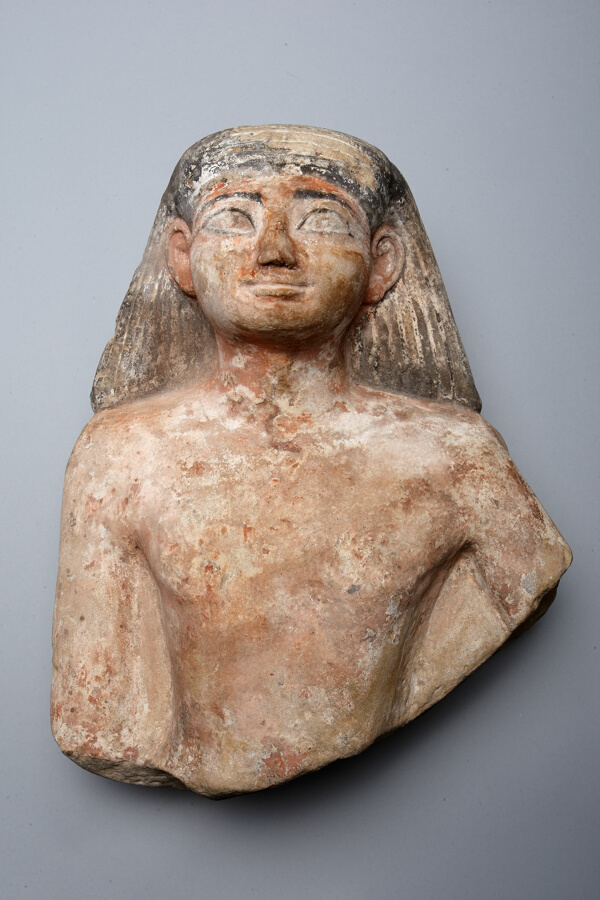 Head and Torso of a Man from a Pair Statue