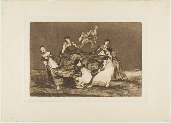 Heavier than a Dead Donkey, plate 1 from Los Proverbios