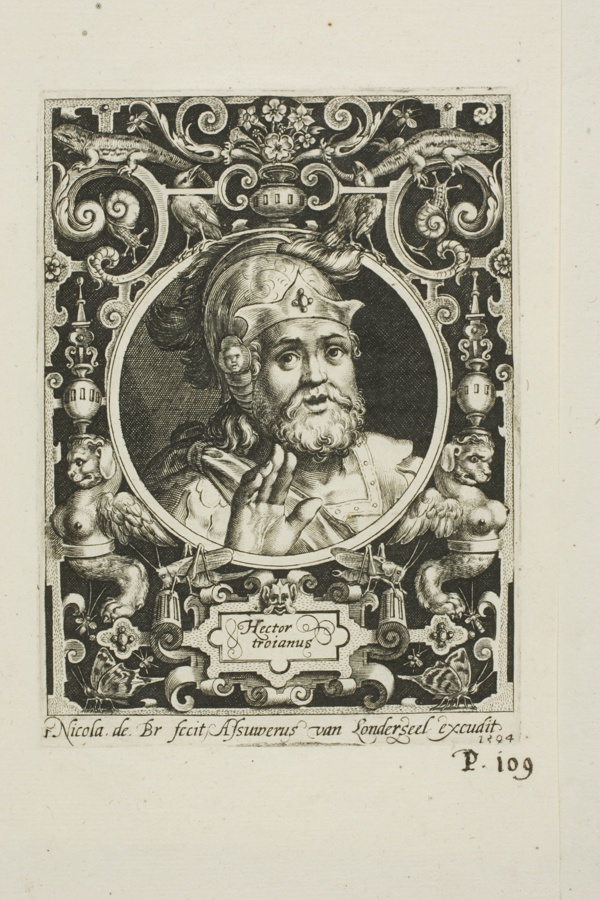 Hector of Troy, plate one from The Nine Worthies