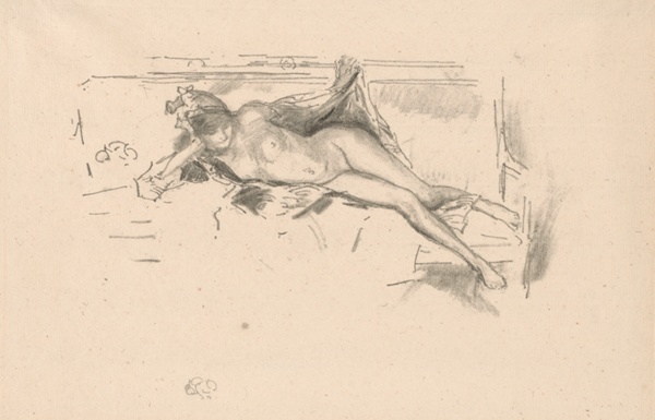 Nude Model, Reclining