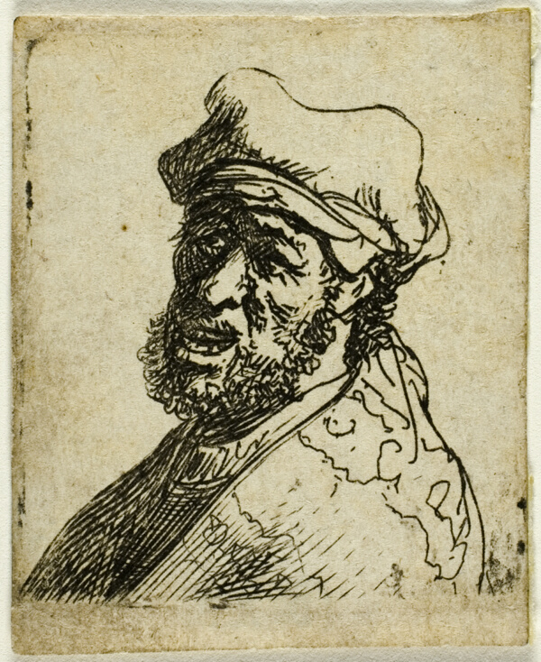 Man Crying Out, Three Quarters Left: Bust