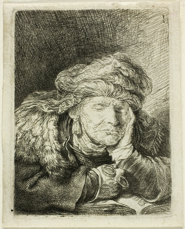 Old Woman Sleeping