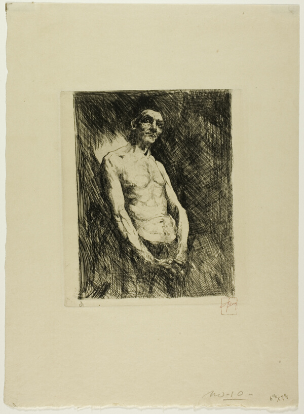 Half Nude Figure of a Man