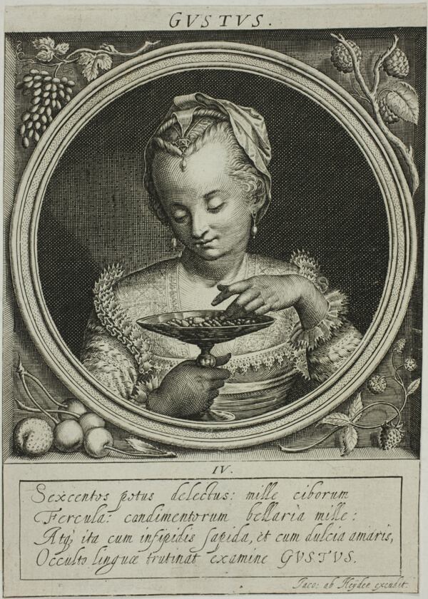Taste, plate four from The Five Senses