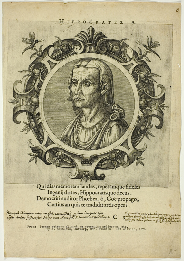 Portrait of Hippocrates