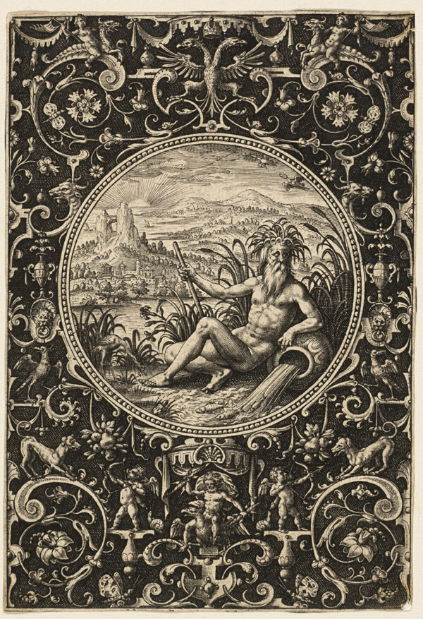 Neptune as a River God, plate two from The Judgment of Paris